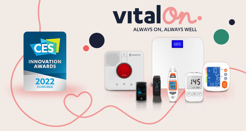 VitalOn by Essence Smartcare wins CES 2022 award